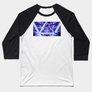 Futuristic triangles Baseball T-Shirt